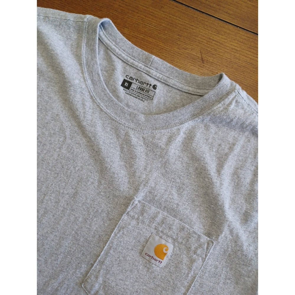 Carhartt Loose Fit Mens XL Gray Pocket Tee Shirt